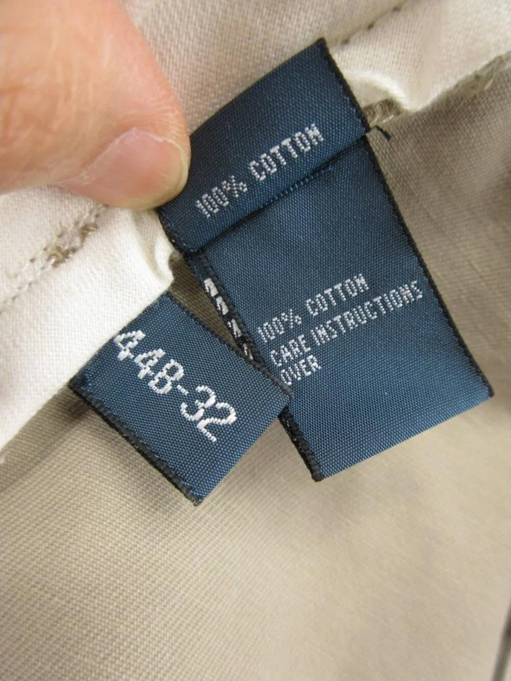 Polo Ralph Lauren Pants 44X32 Big Tan Chino Classic Trousers Preppy